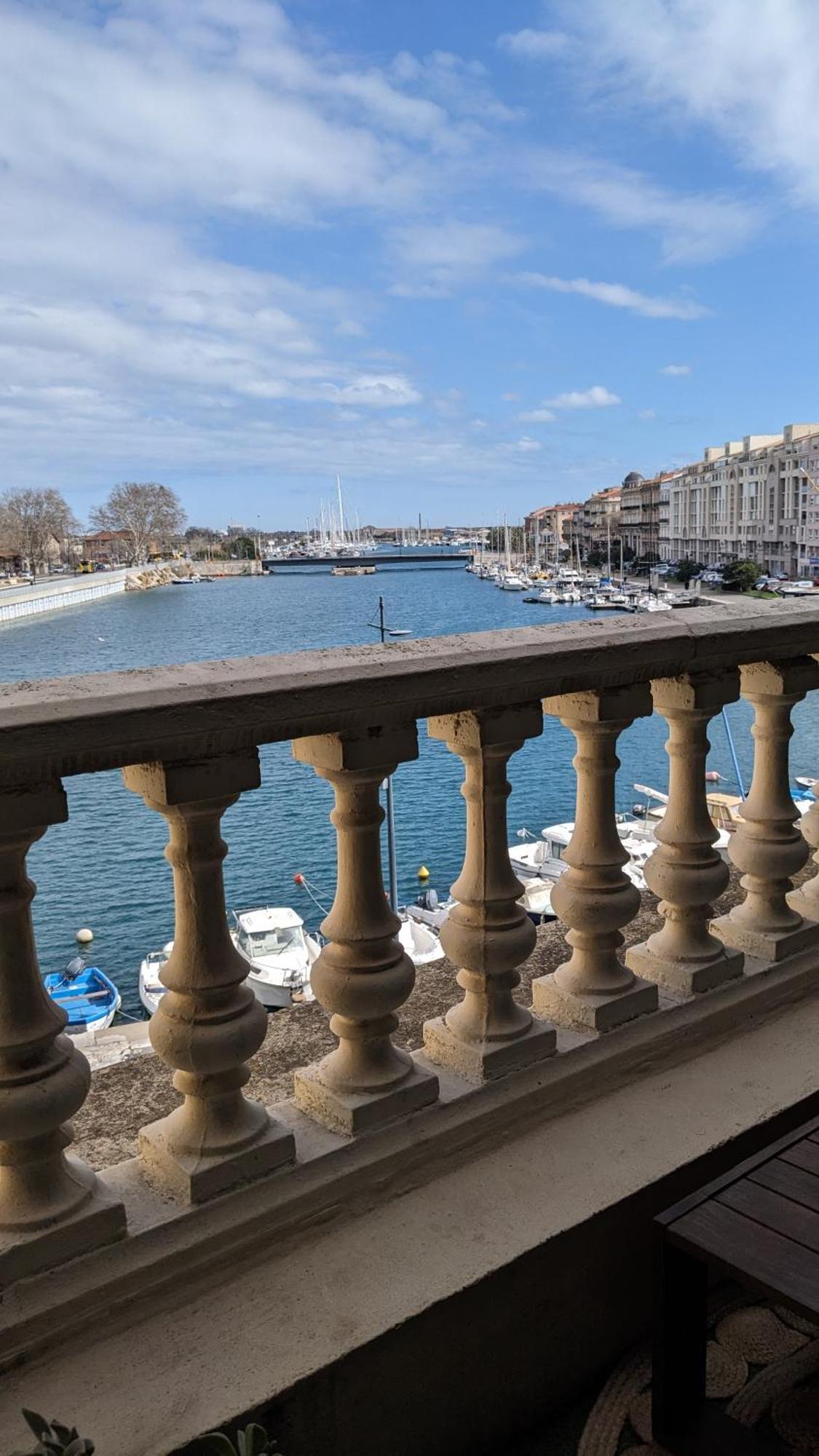 Ferienwohnung T3 Avec Terrasse Avec Vue Exceptionnelle Sur Les Quais De Sète Exterior foto