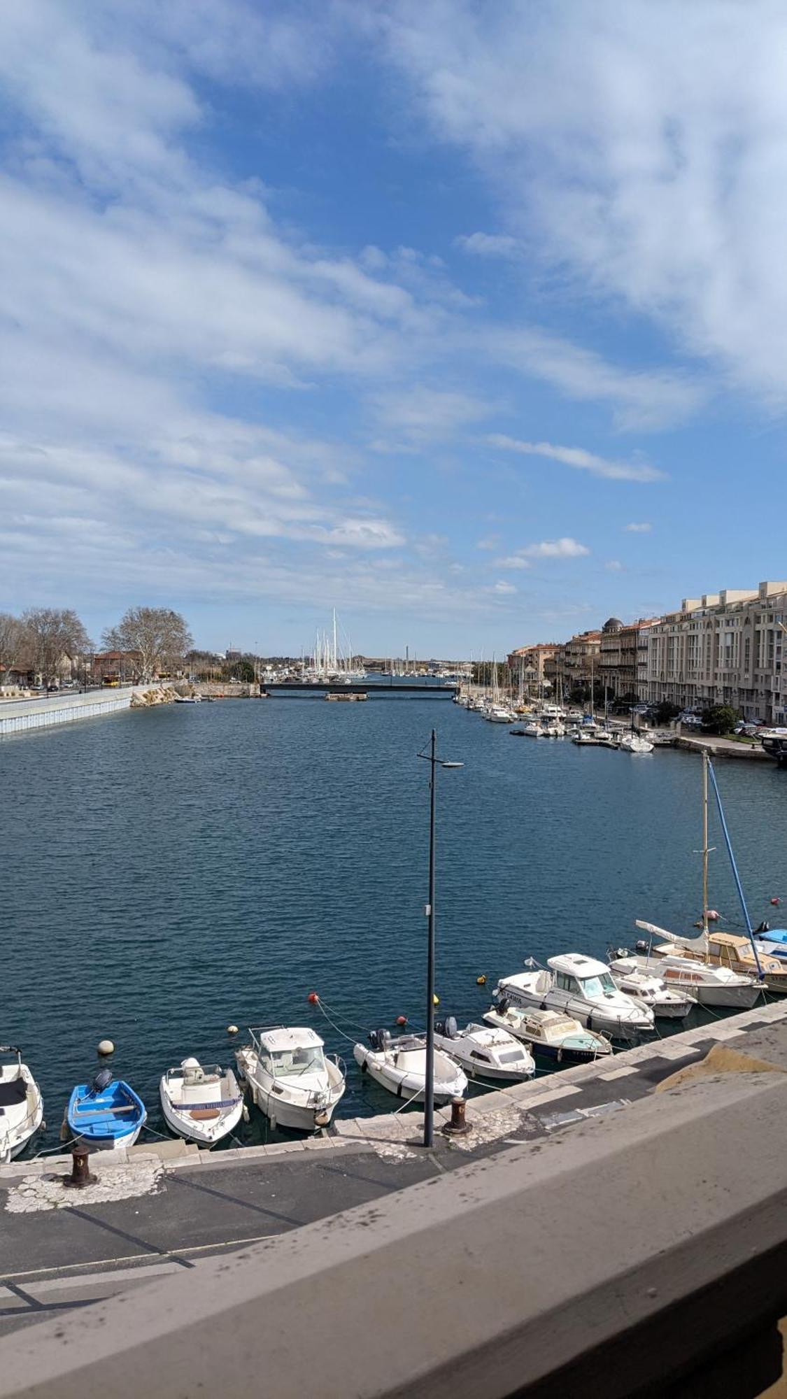 Ferienwohnung T3 Avec Terrasse Avec Vue Exceptionnelle Sur Les Quais De Sète Exterior foto