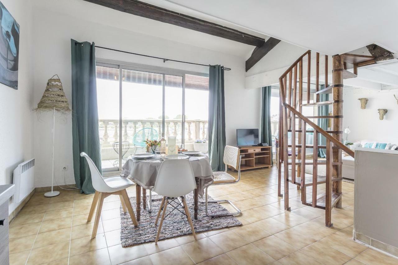 Ferienwohnung T3 Avec Terrasse Avec Vue Exceptionnelle Sur Les Quais De Sète Exterior foto